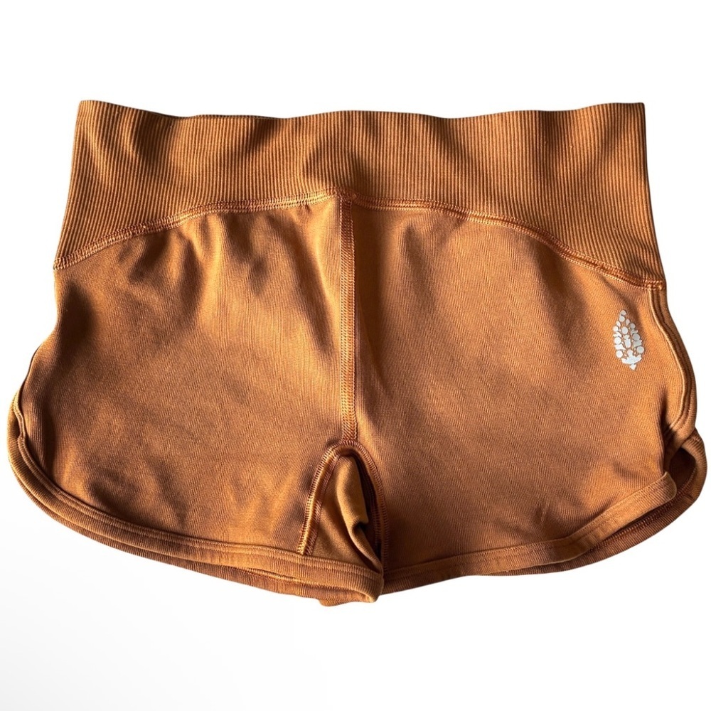 Free People FPMovement Micro Shorts Mustard Size XS/S - Picture 2 of 7